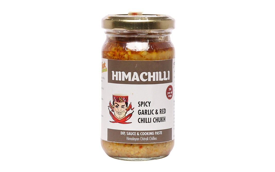 Himachilli Spicy Garlic & Red Chilli Chukh    Glass Jar  200 grams